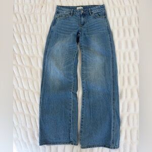Pacific Sunwear Light Blue Low Rise Baggy Jeans